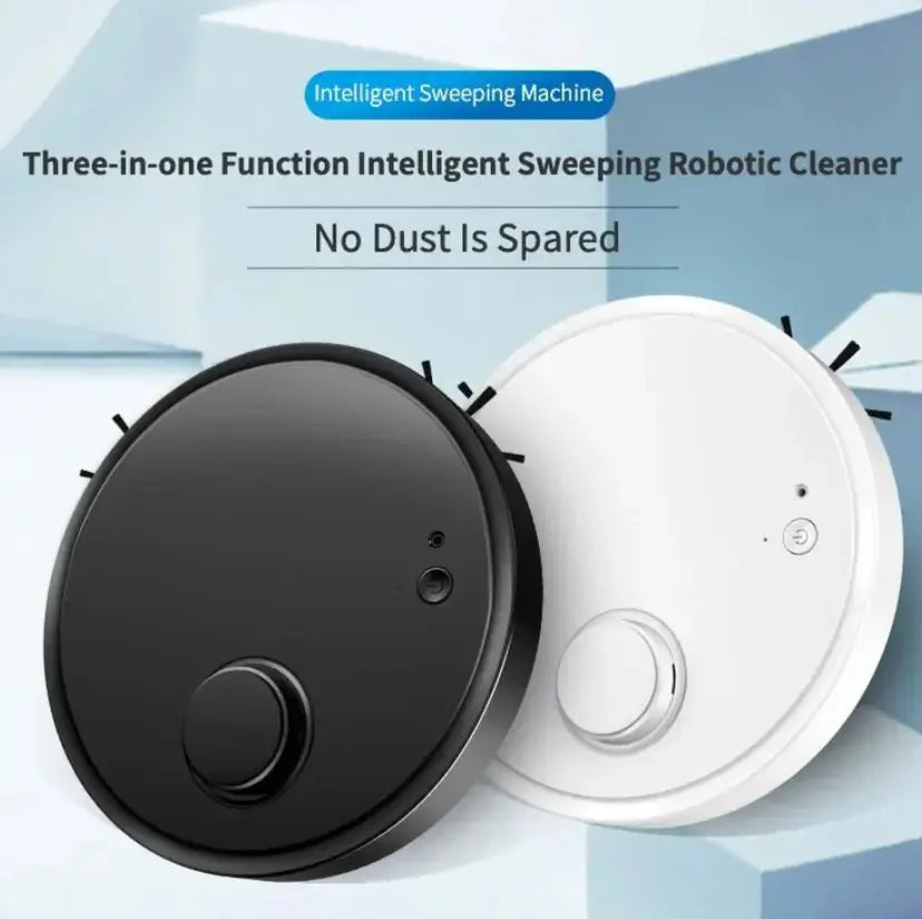 3-in-1 Automatic Robot Vacuum Cleaner   مكنسة كهربائية روبوتية أوتوماتيكية 3 في 1