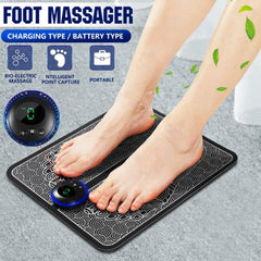 Portable Ems Foot Massager Mat