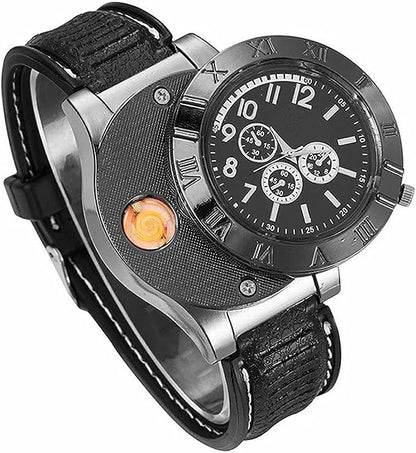 New Military USB Lighter Watch Maxum